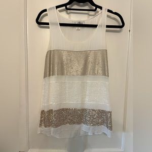 Siza small Joseph Ribkoff sequin tank